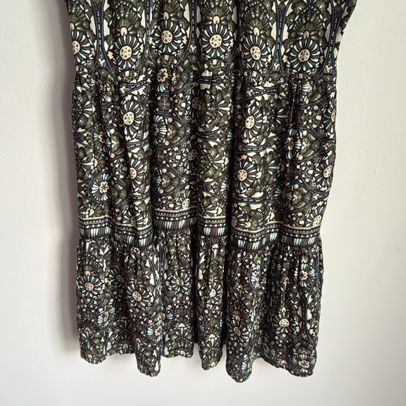 TUCKERNUCK OMIKA Wilora Double Ruffle Sleeve Mini Dress, Malia Pistachio Large - Picture 12 of 16